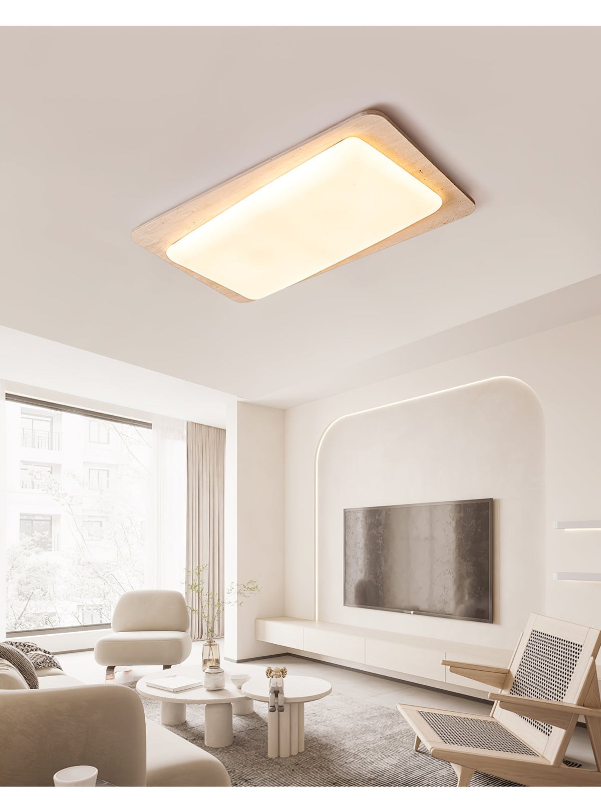 Seranina Travertine Ceiling Light