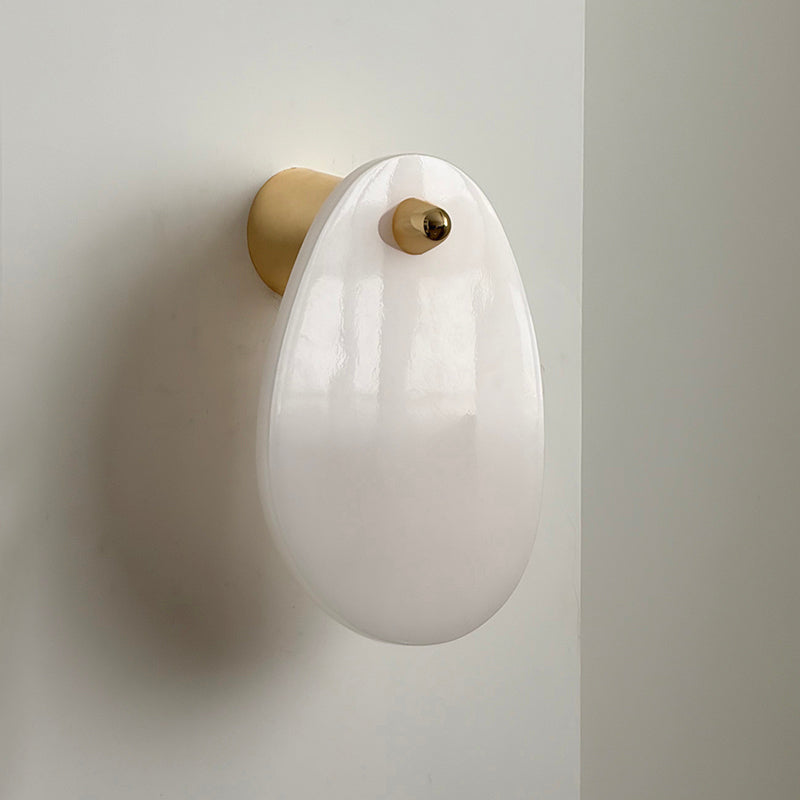 Norduvys Modern Luxurious Metal Marble Wall Lamp