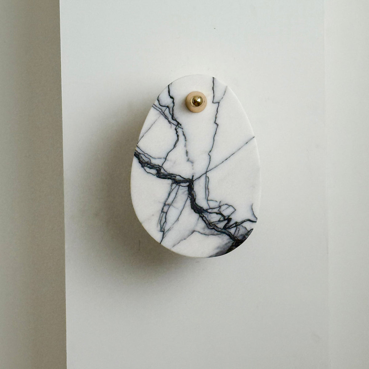 Norduvys Modern Luxurious Metal Marble Wall Lamp