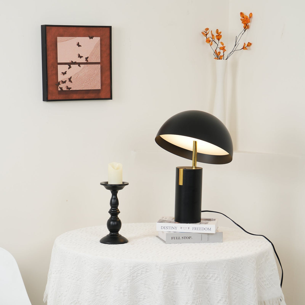 Veroca Steel Industrial Table Lamp