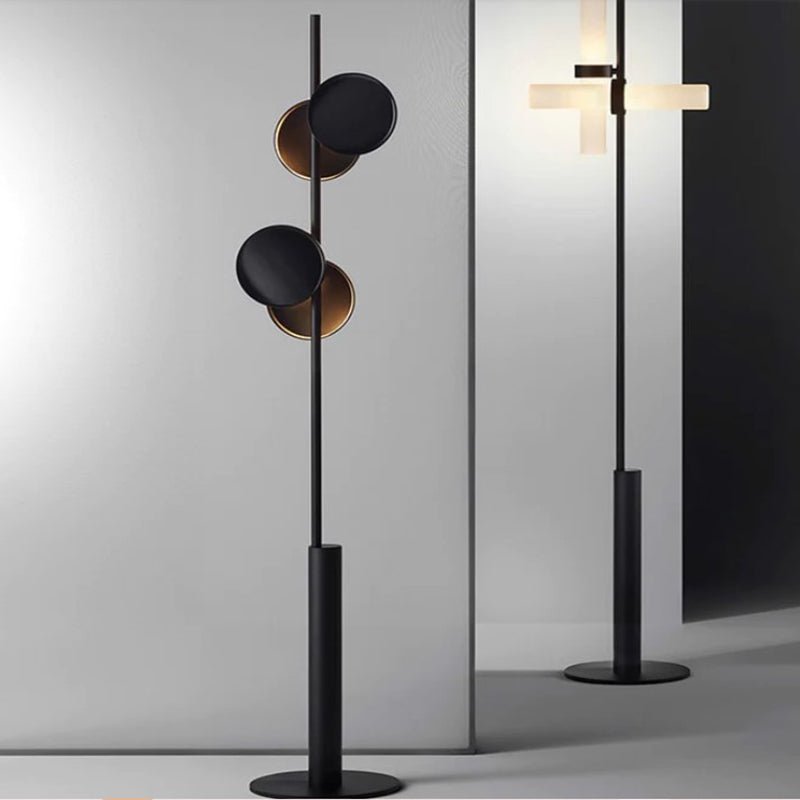 Munell Black Acrylic Floor Lamp