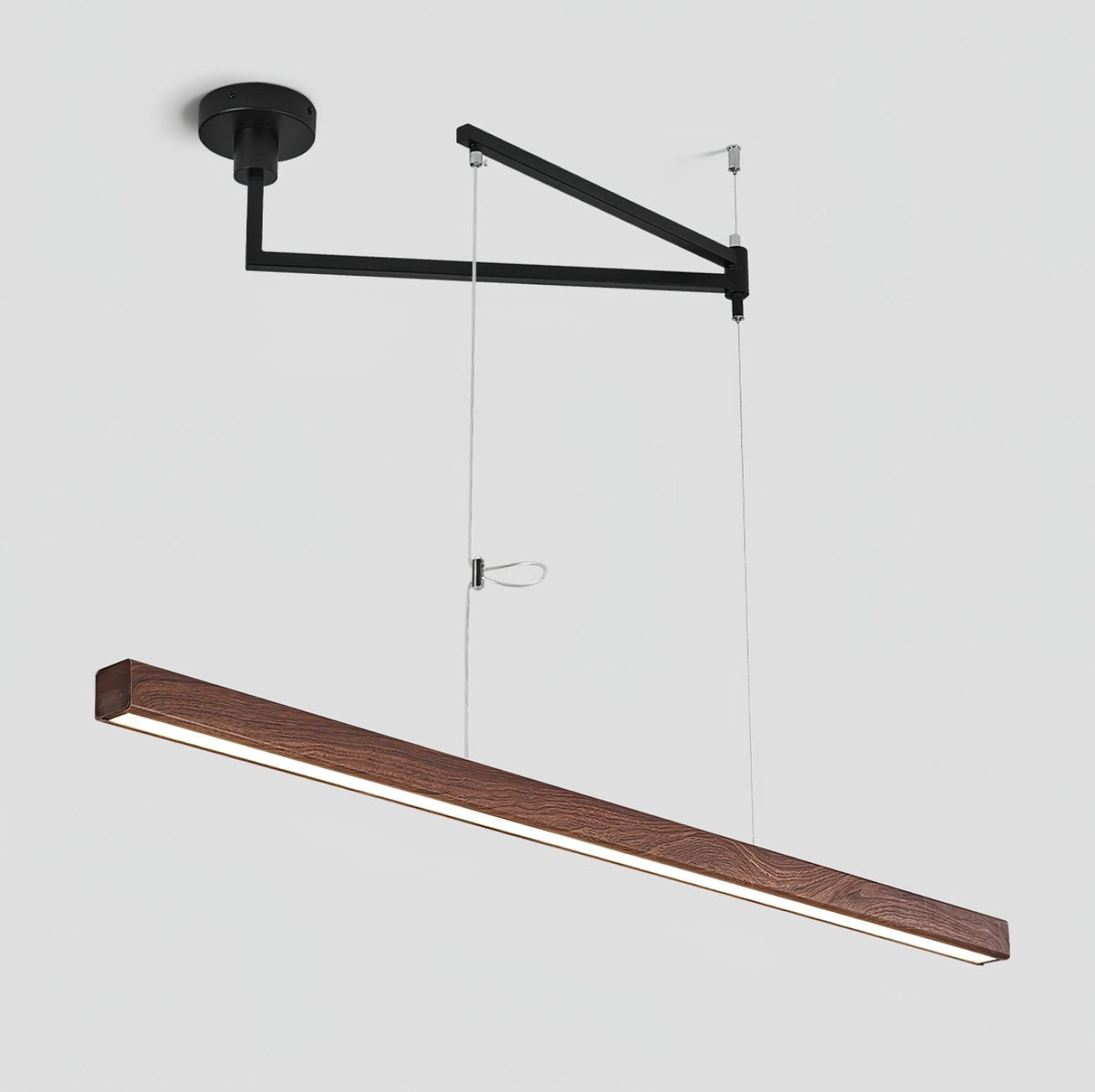 Sorva Swing Arm Linear Pendant Light