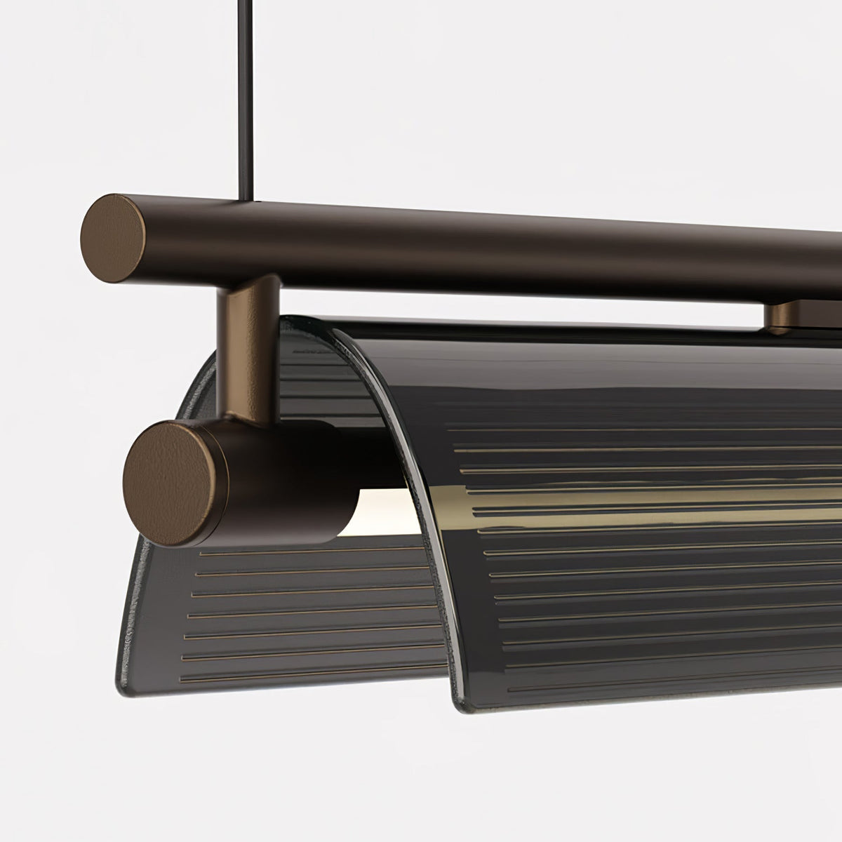 Veliian Chandelier Smoky Glass Modern