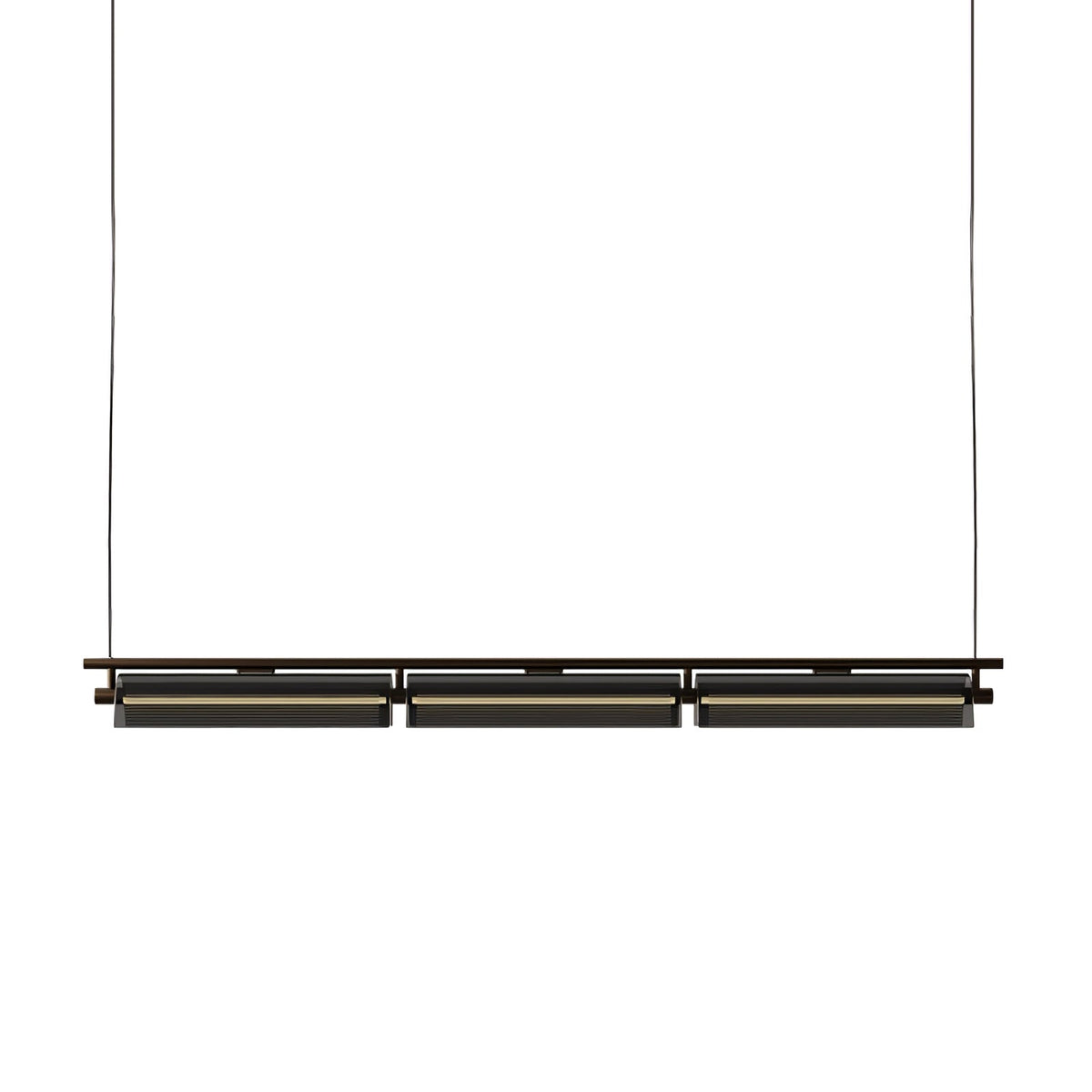 Veliian Chandelier Smoky Glass Modern