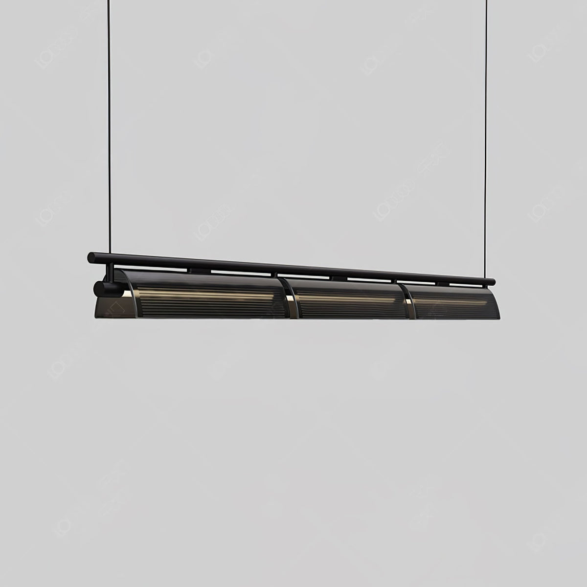 Veliian Chandelier Smoky Glass Modern