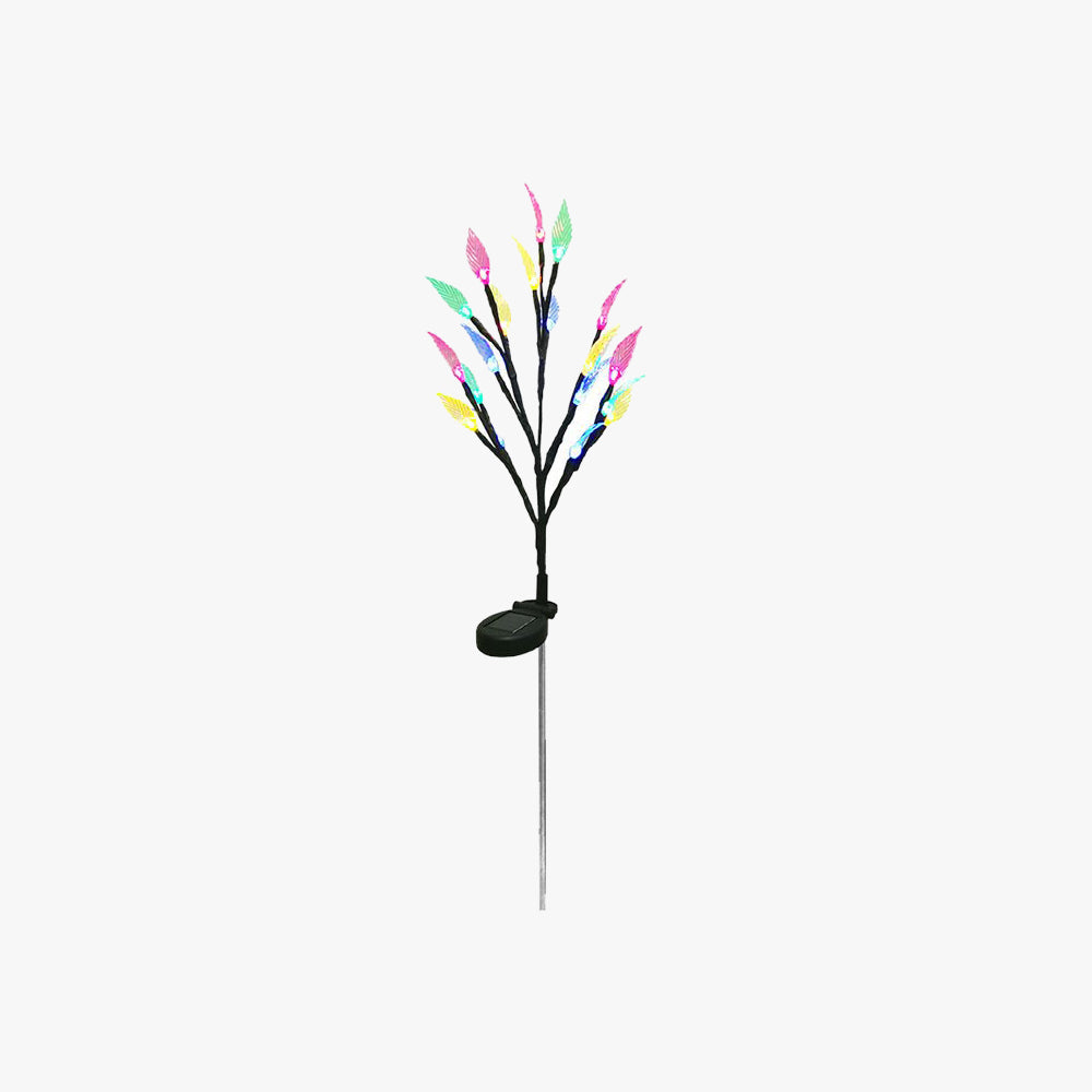 Ray Modern Acrylic Branch Solar Outdoor Bollard Light - Lamp Outdoor