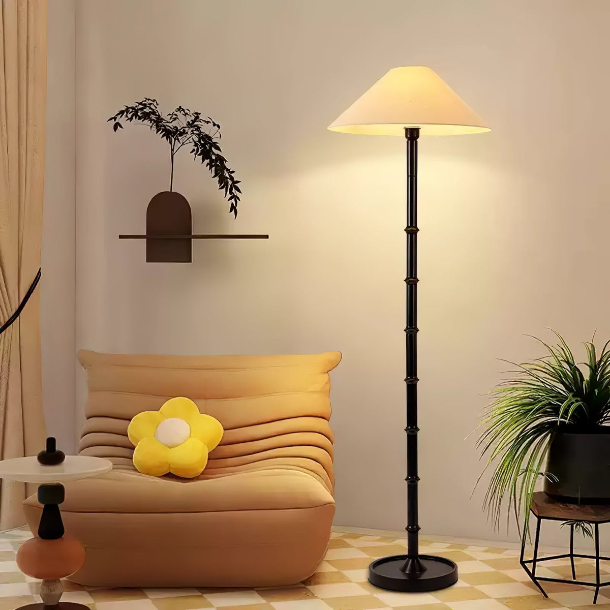 Zen Bamboo Knot Floor Lamp