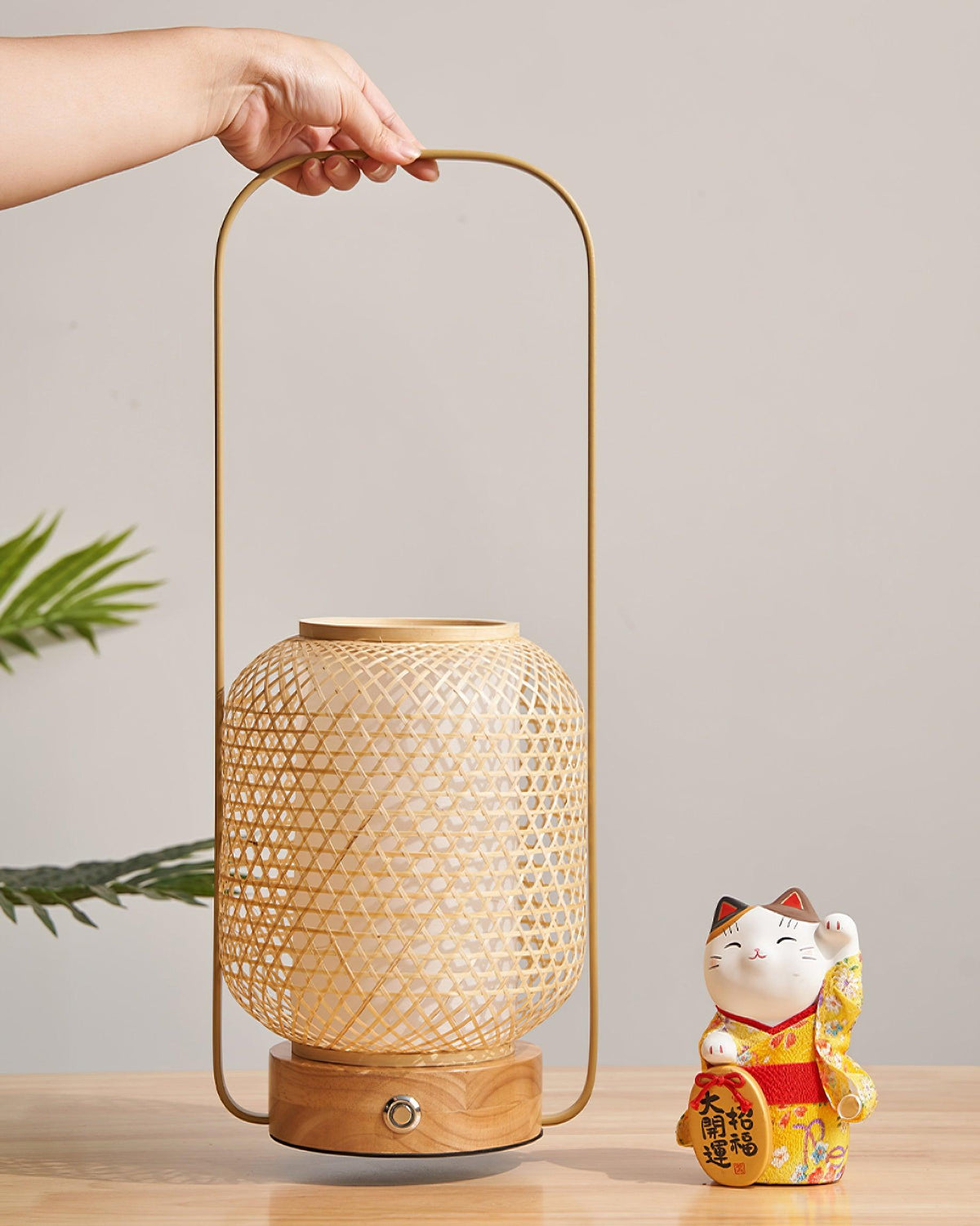 Orbituse Wooden Retro Table Lamp