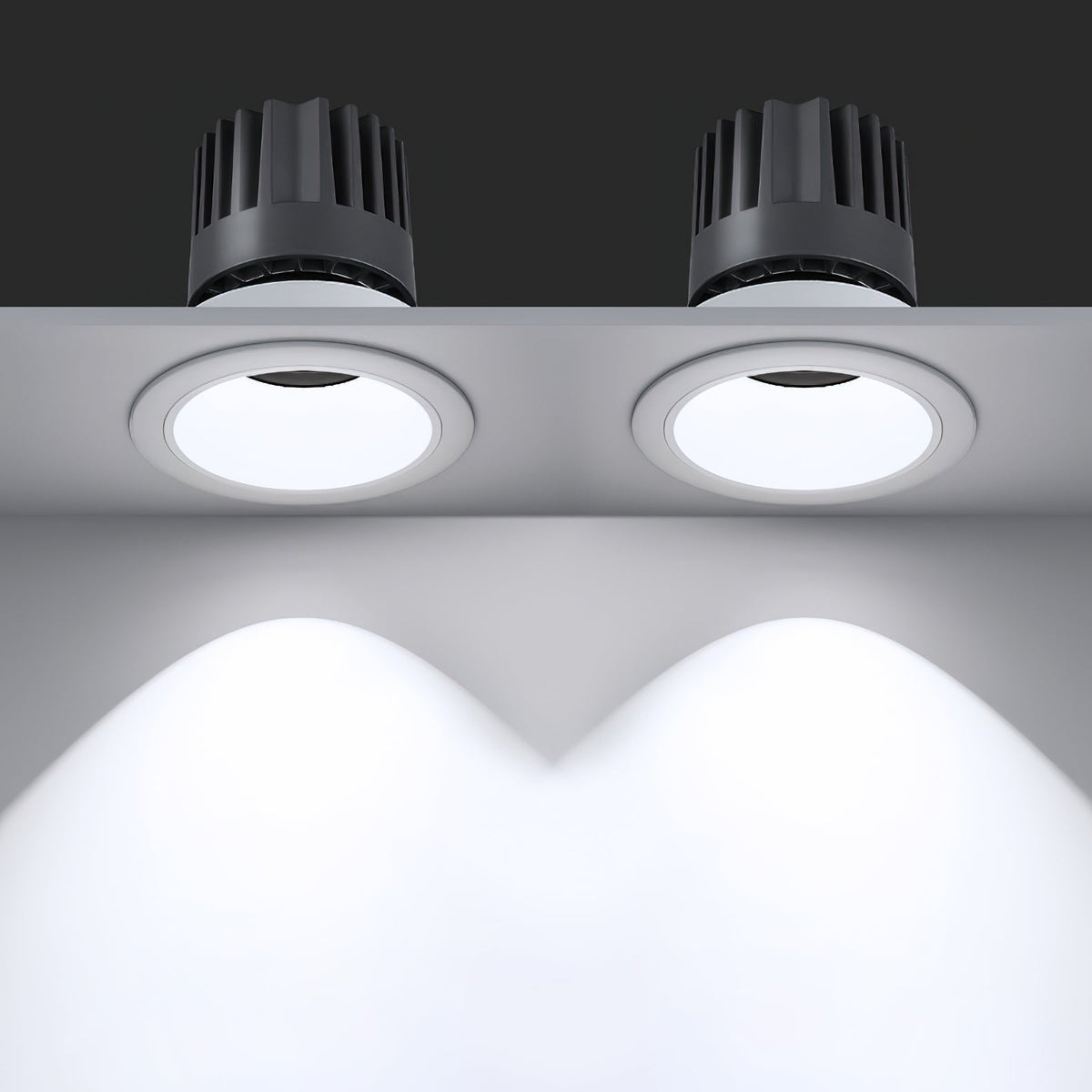 Vesoris Classic Beam Recessed LED Downlight Ceiling lamp
