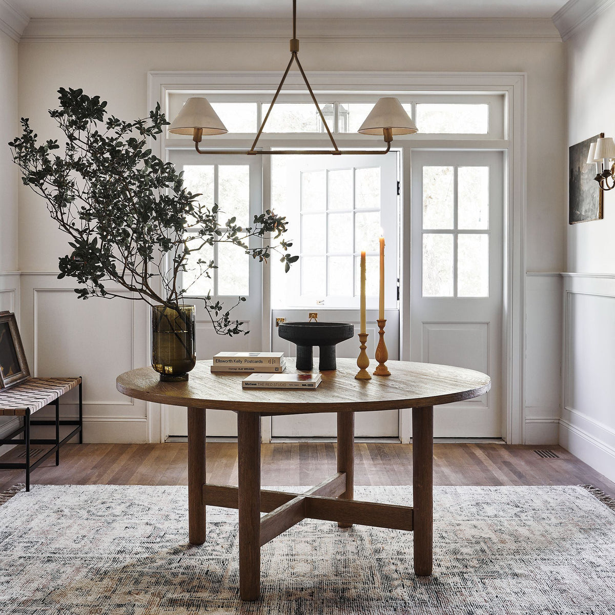 Vase Chandelier Cone Shade Minimalist