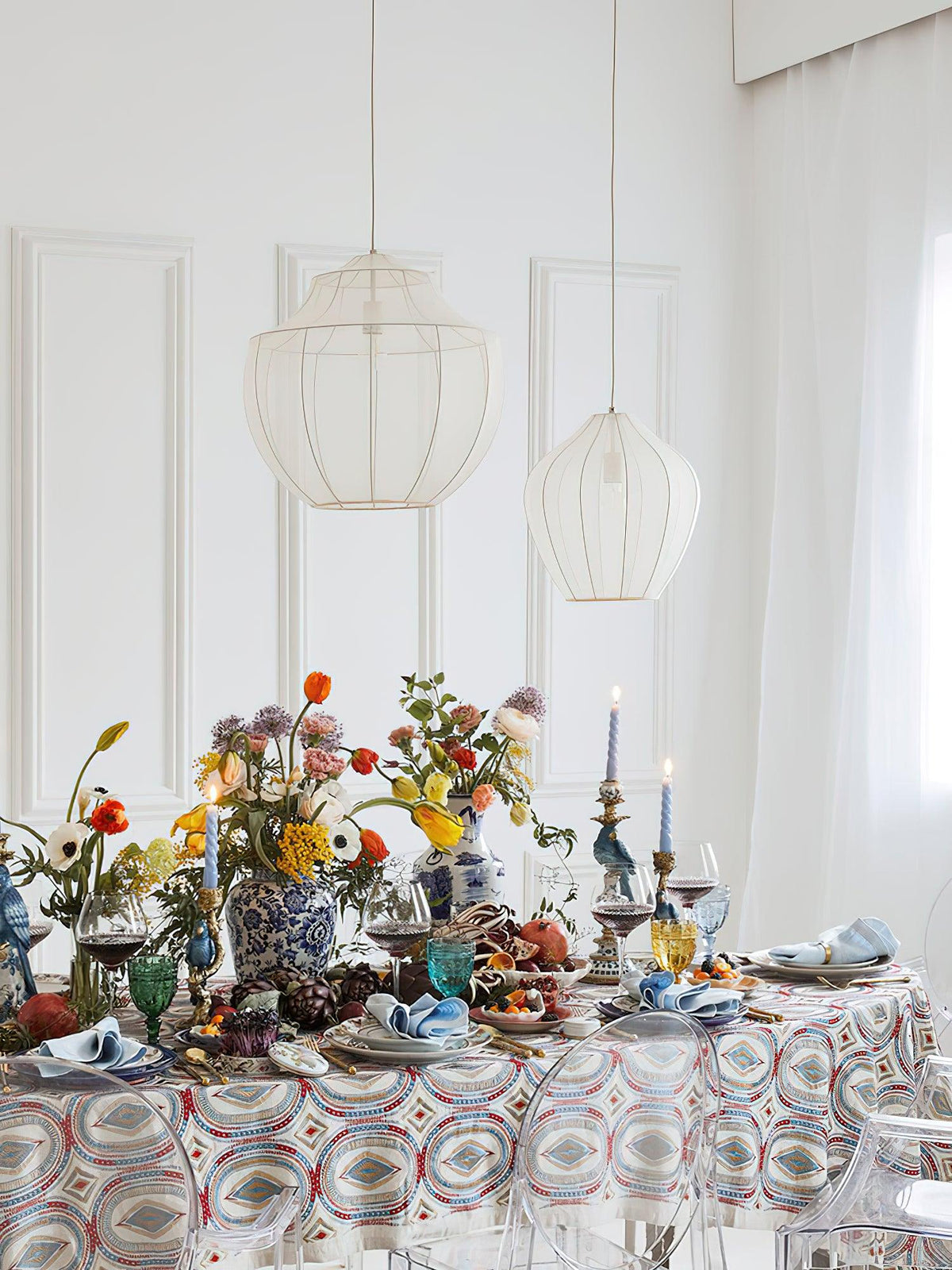 Frigen Premium Elegance Mesh Fabric Pendant Light