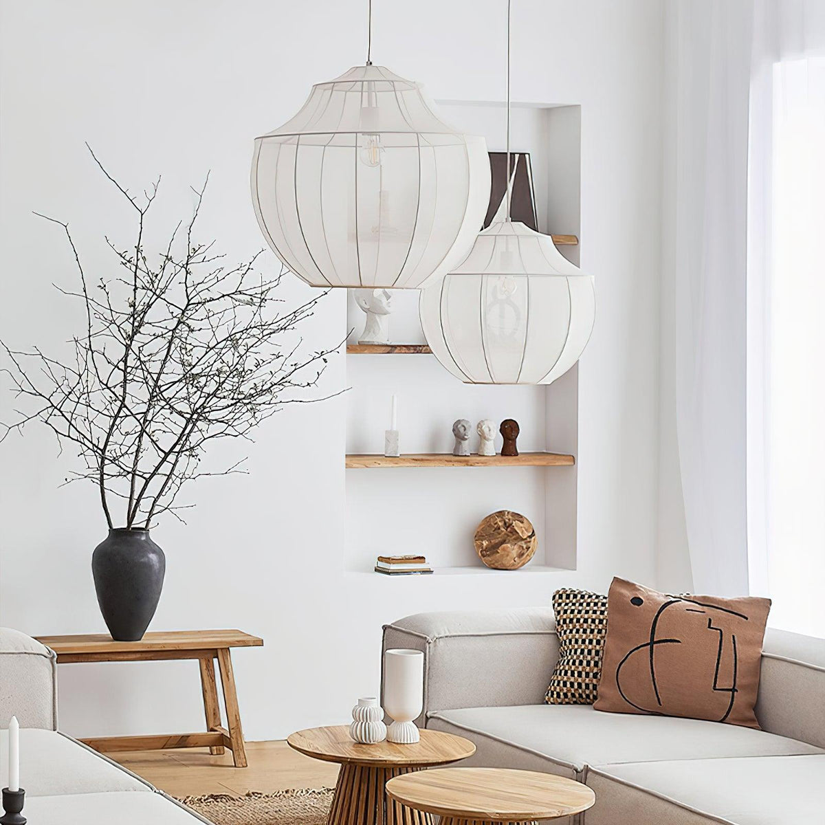 Frigen Premium Elegance Mesh Fabric Pendant Light