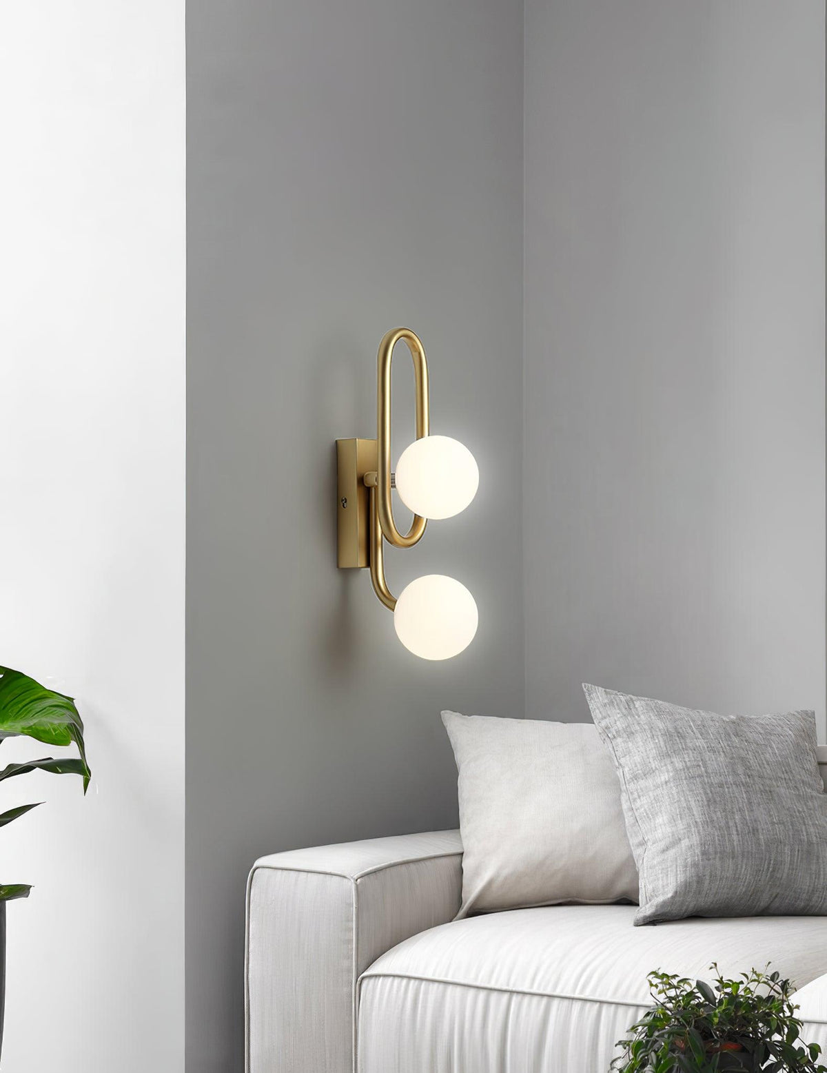 Alphaia Modern Minimalist Glass Wall Lamp