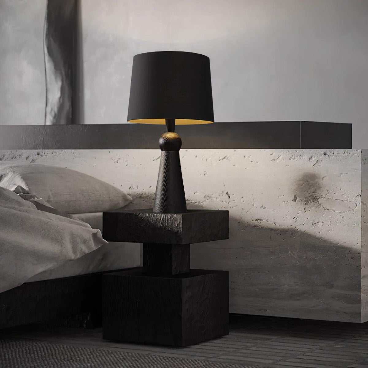 Lioria Wood Fabric Table Lamp