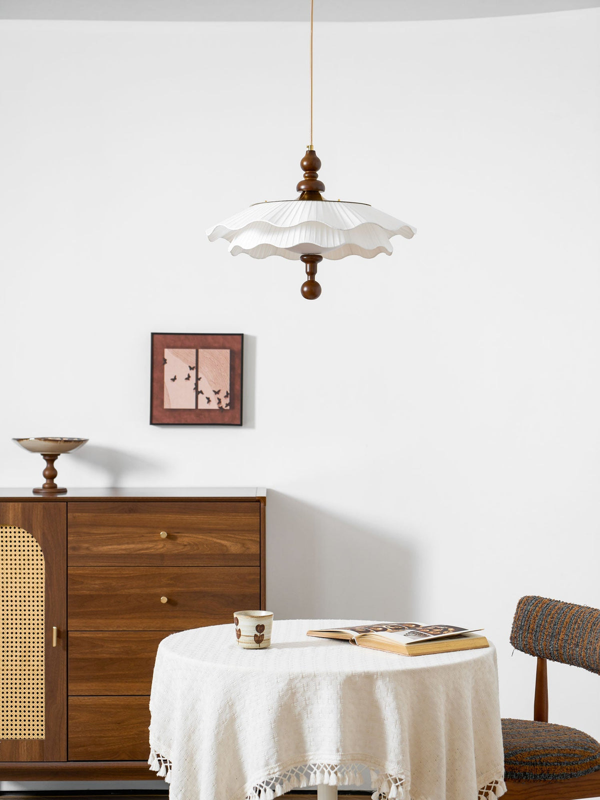 Pibel Belle Epoque Pleated Pendant Light