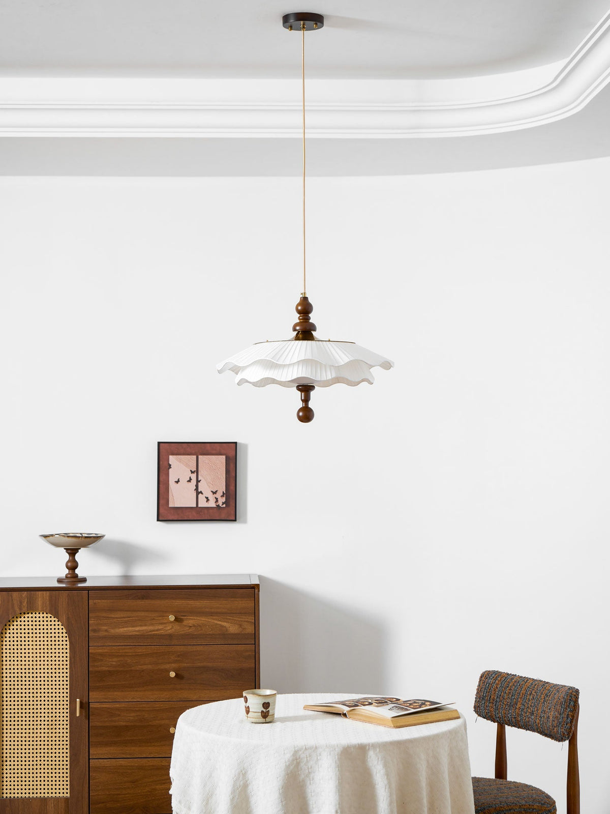 Pibel Belle Epoque Pleated Pendant Light