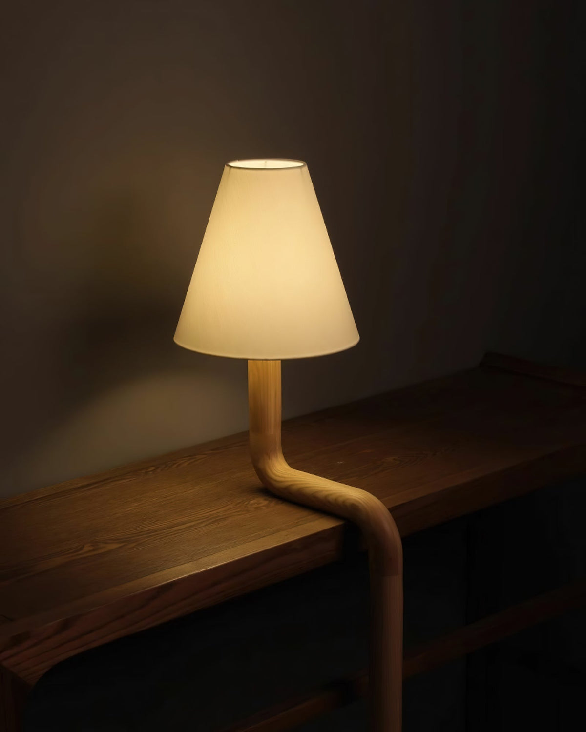 Syleielle Bend Wood Table Lamp