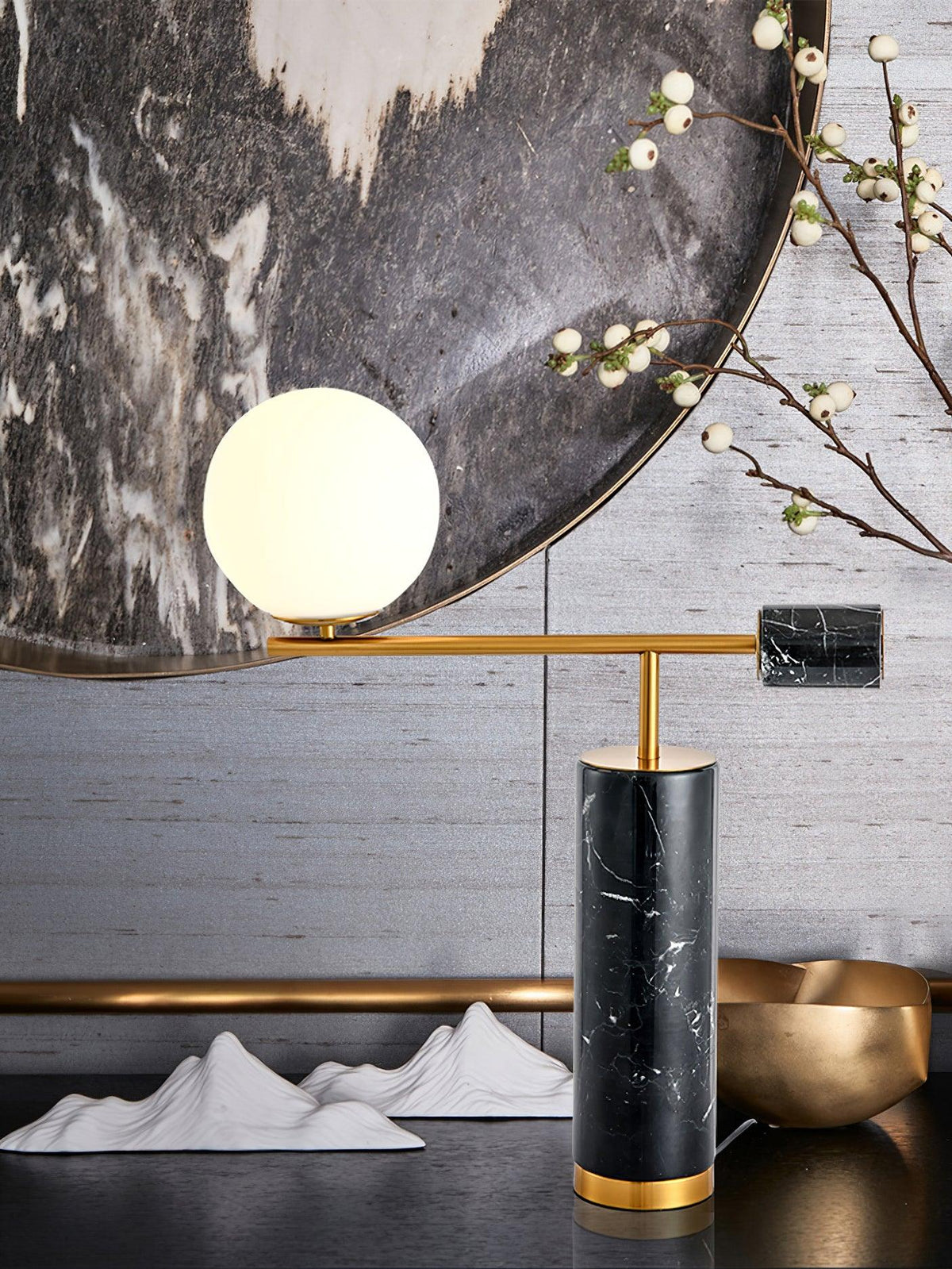Eurrinion Balancing Marble Desk Lamp