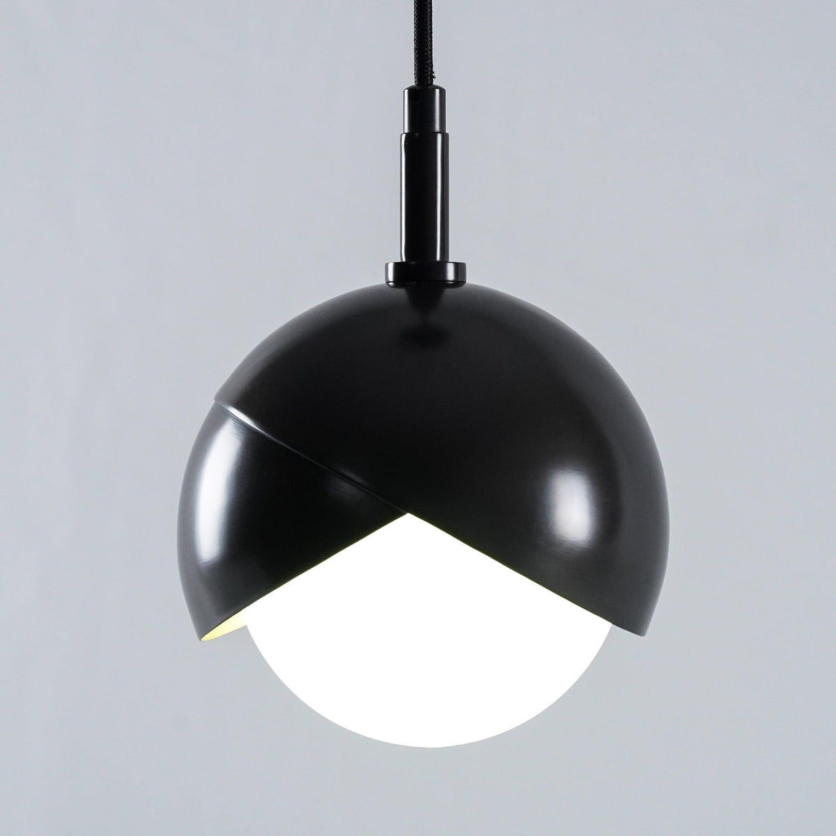 Jynara Pendant Lamp Brass Nested Opal Globe Modern