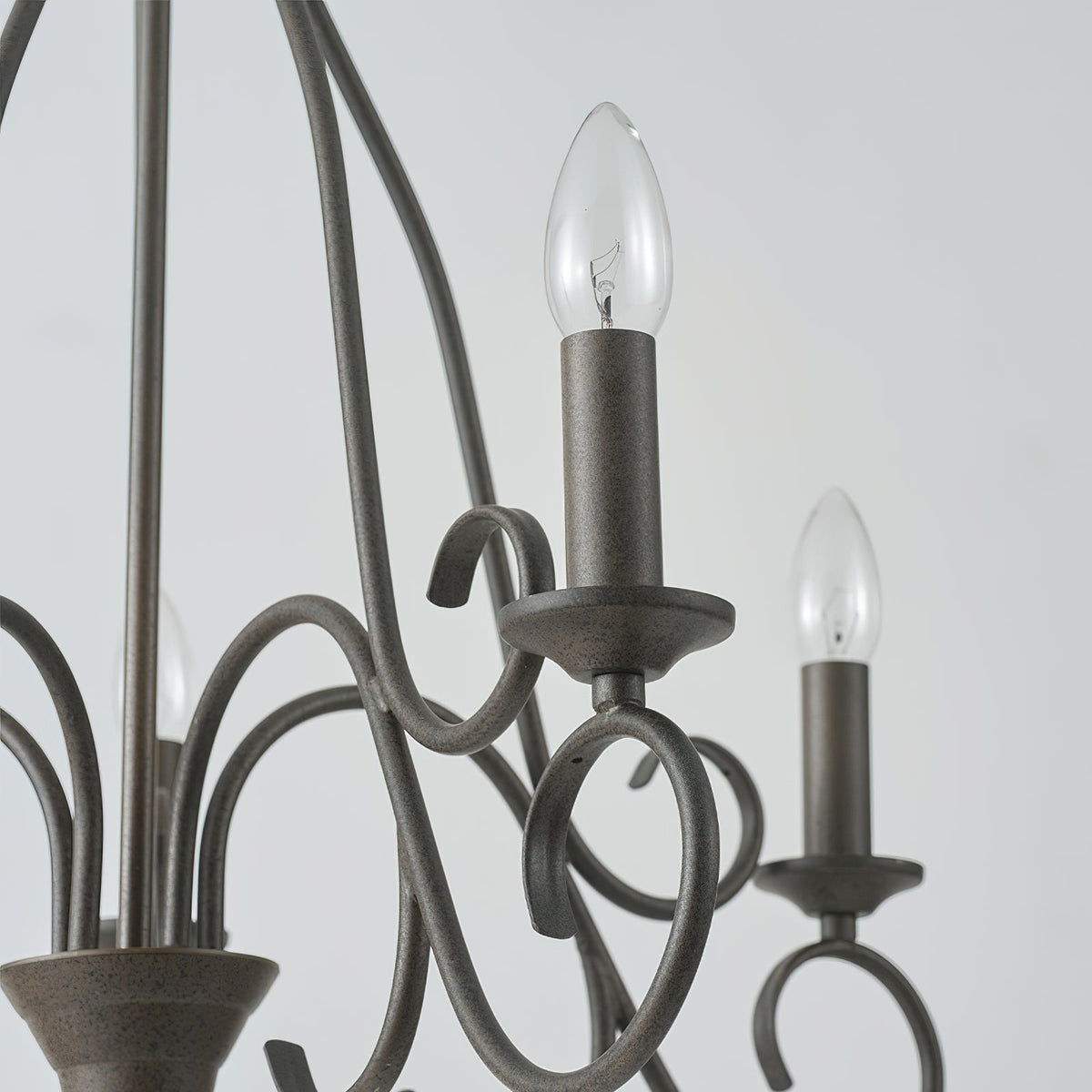 Dvaluvyu Vintage Industrial Metal Chandelier