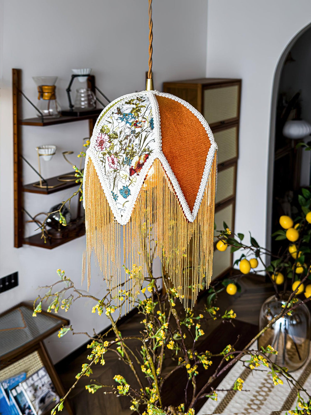 Yolvin Unique Fringed Pendant Lamp