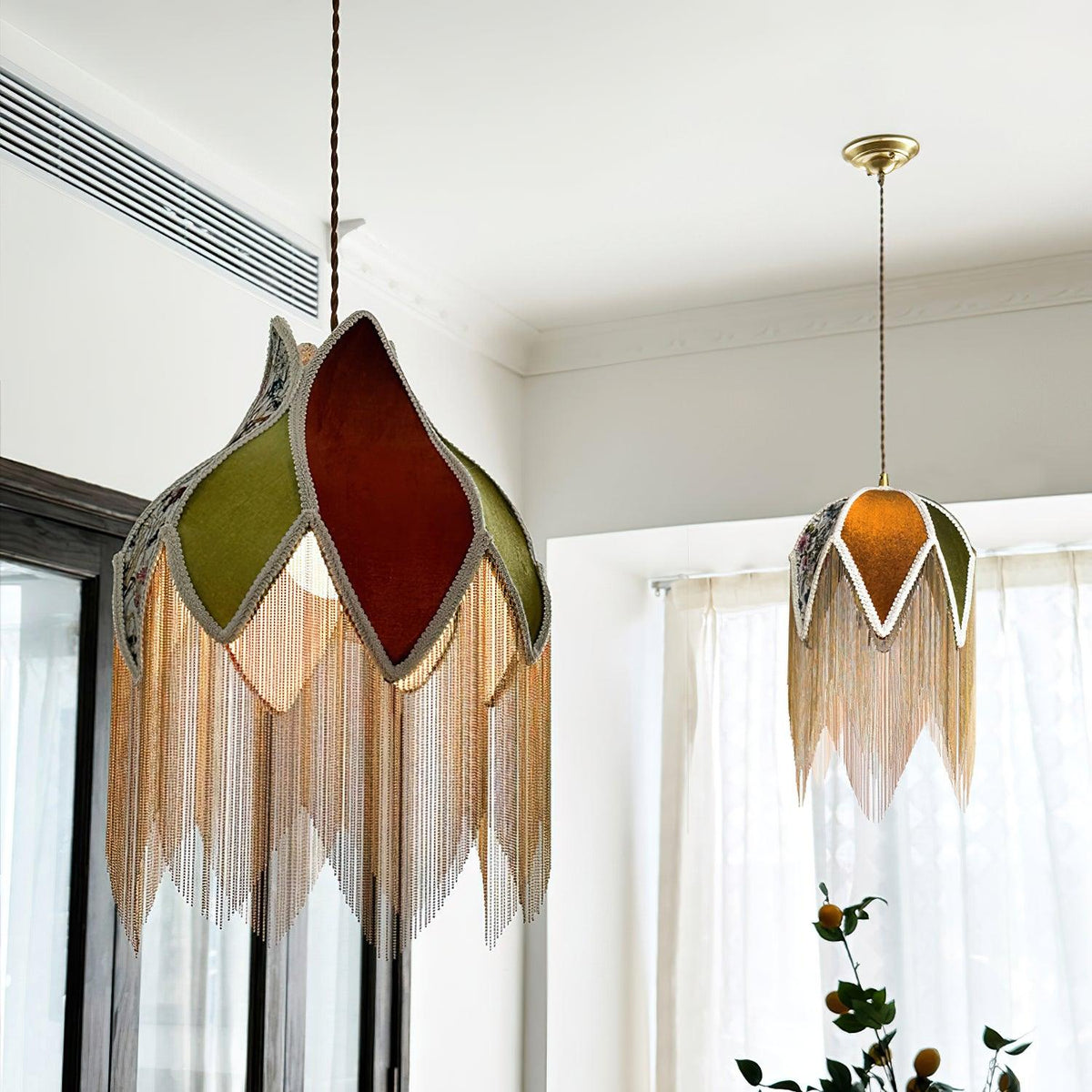 Yolvin Unique Fringed Pendant Lamp
