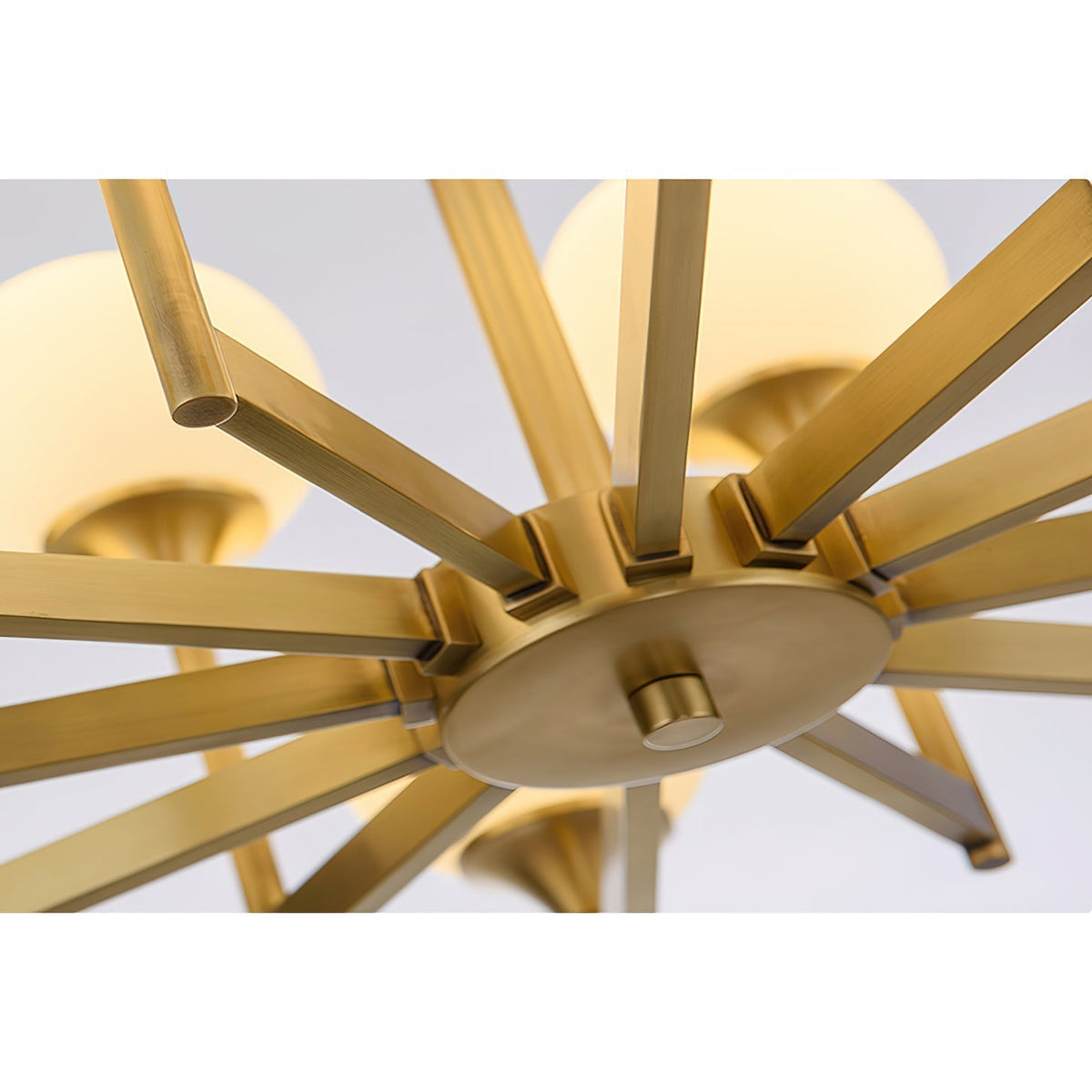 Mavex Vintage Industrial Glass Chandelier