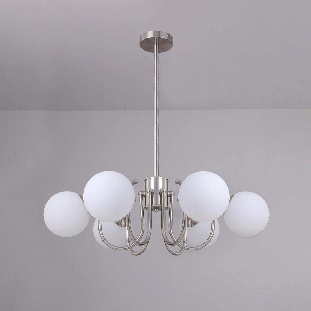 Tave Chandelier Globe Chrome Modern