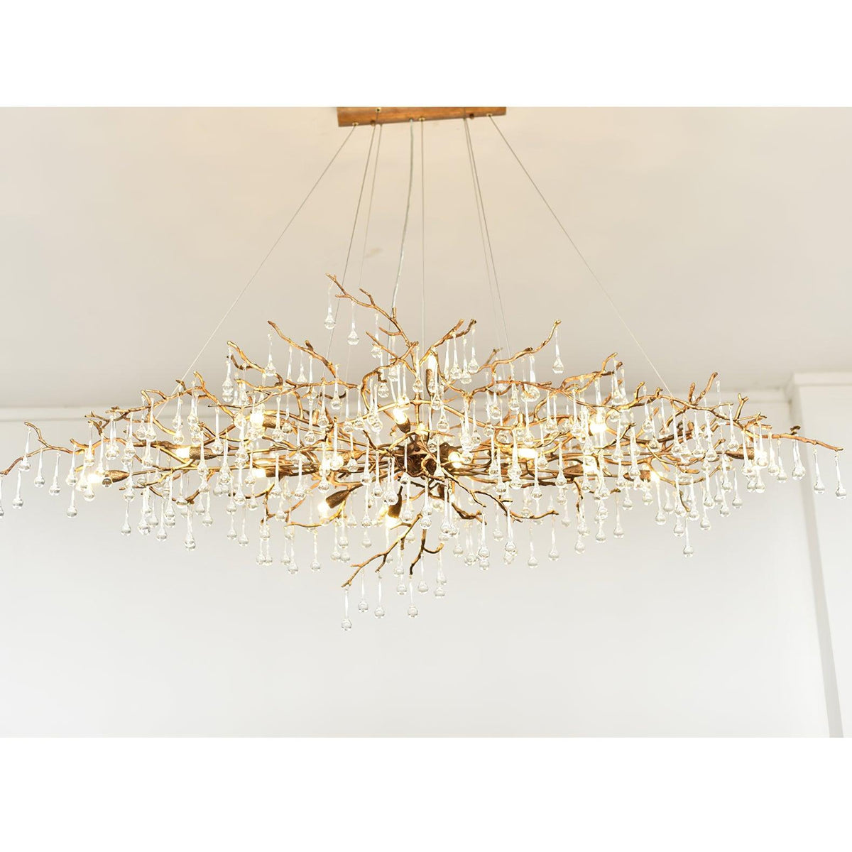 Elyeelle Chandelier Brass Crystal Branch