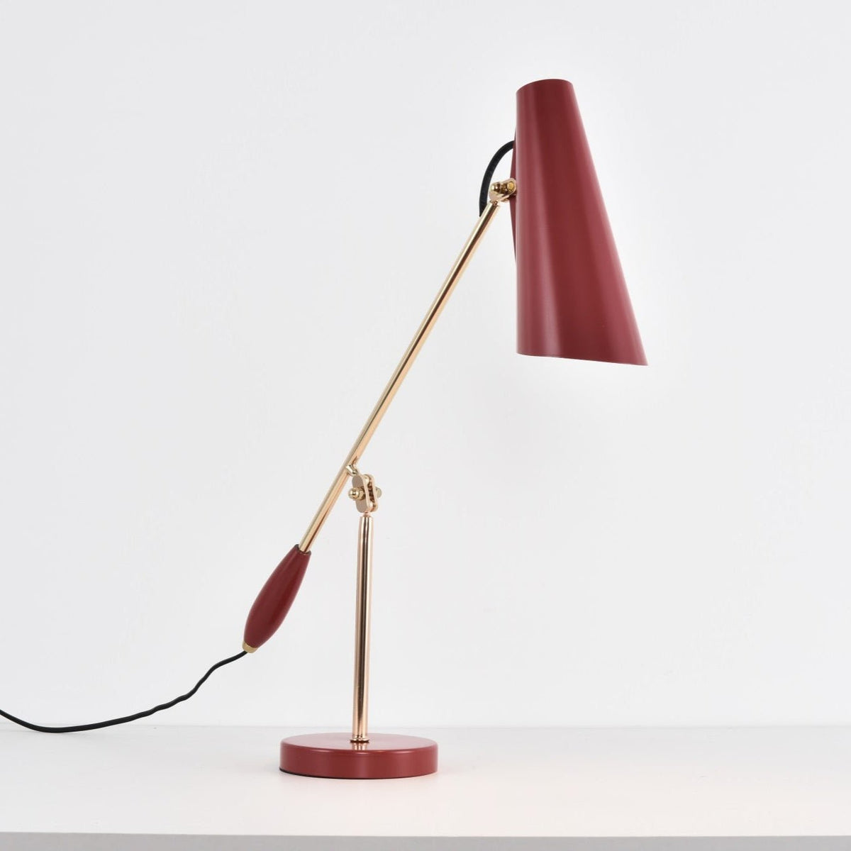 Orbix Steel Mid-Century Table Lamp