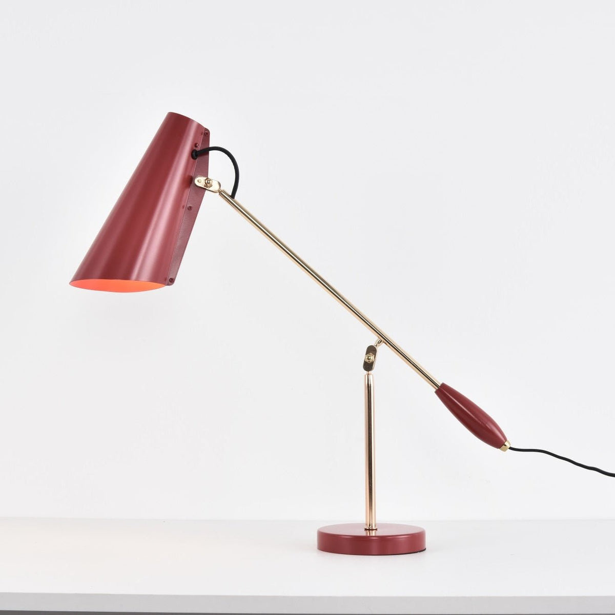 Orbix Steel Mid-Century Table Lamp