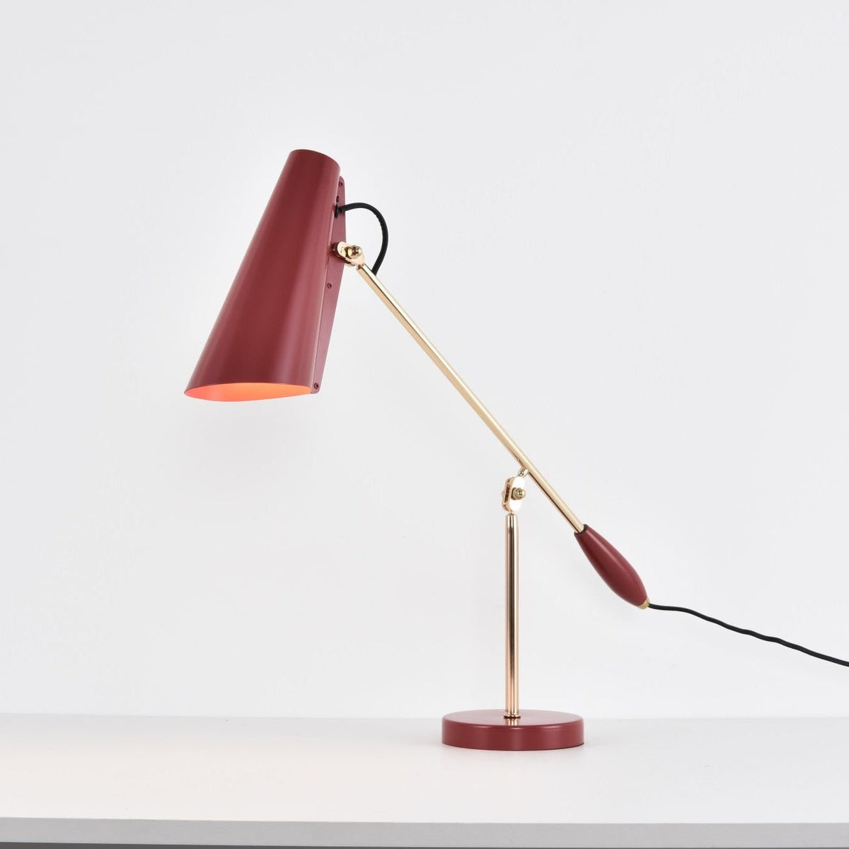 Orbix Steel Mid-Century Table Lamp