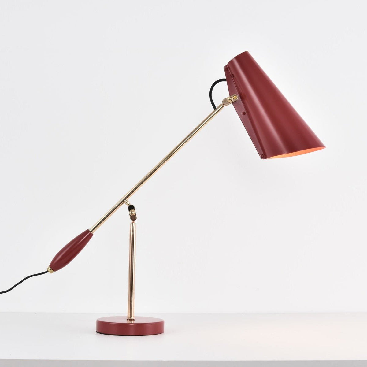 Orbix Steel Mid-Century Table Lamp