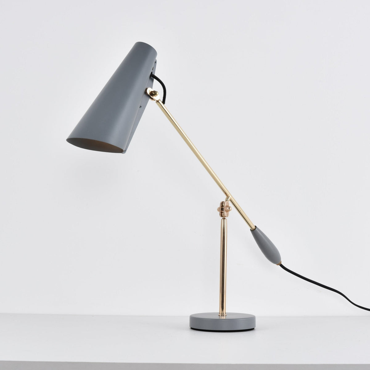 Orbix Steel Mid-Century Table Lamp