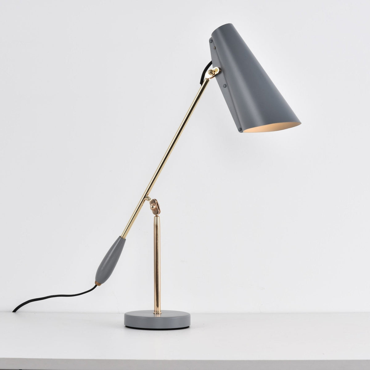 Orbix Steel Mid-Century Table Lamp