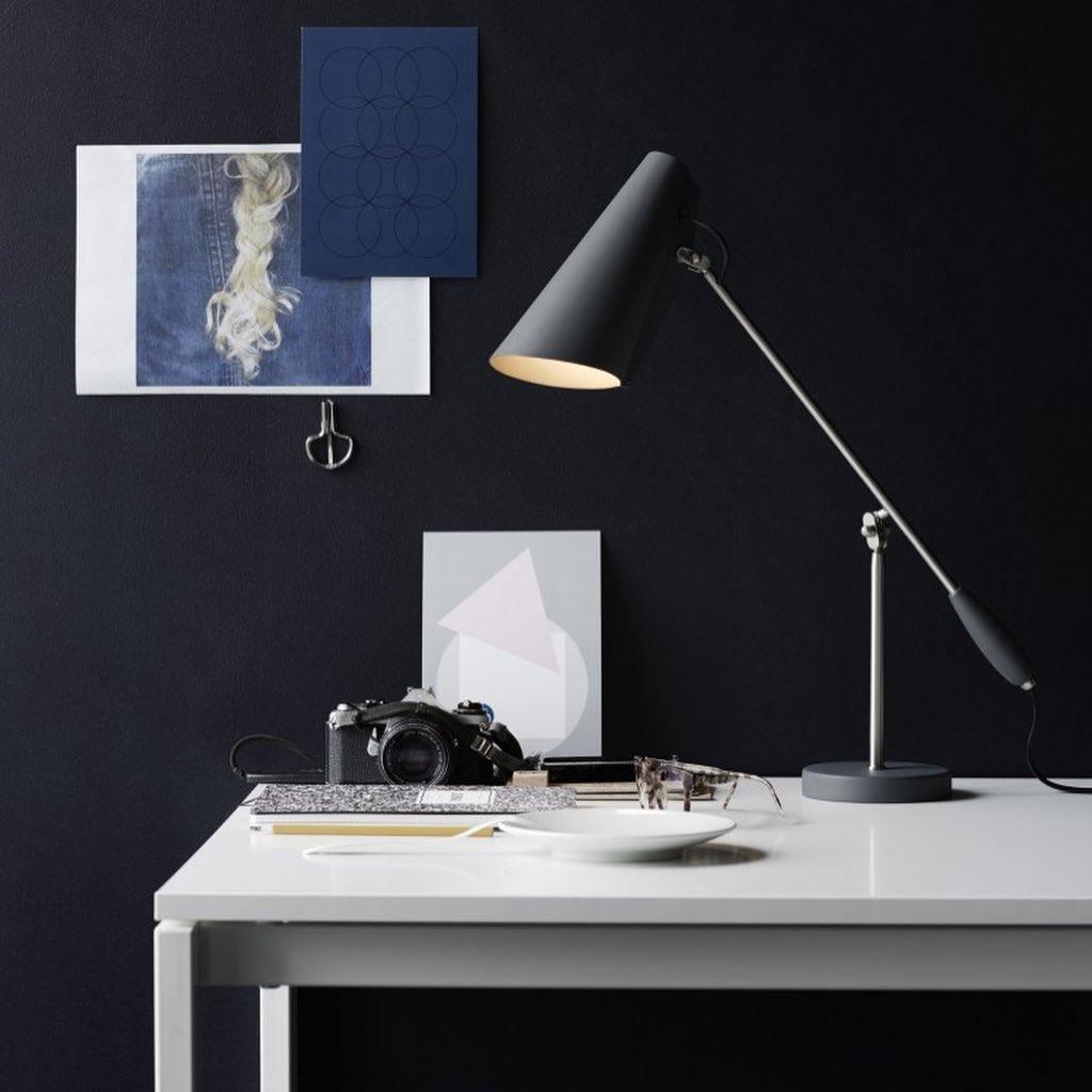 Orbix Steel Mid-Century Table Lamp