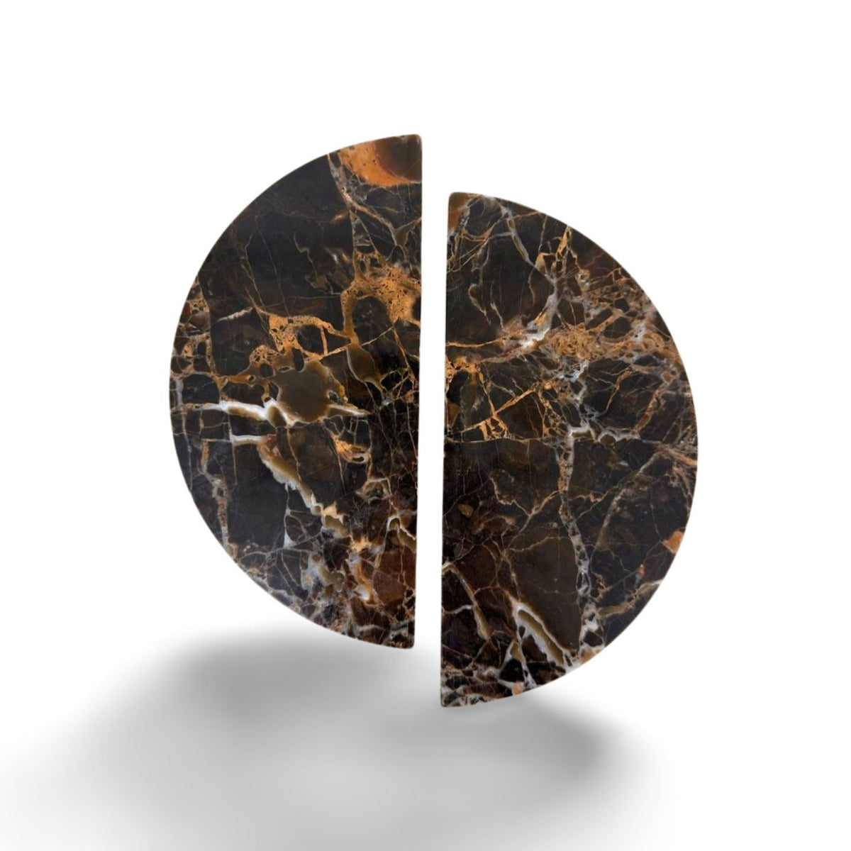 Dyrha Coffee Marble Door Handle