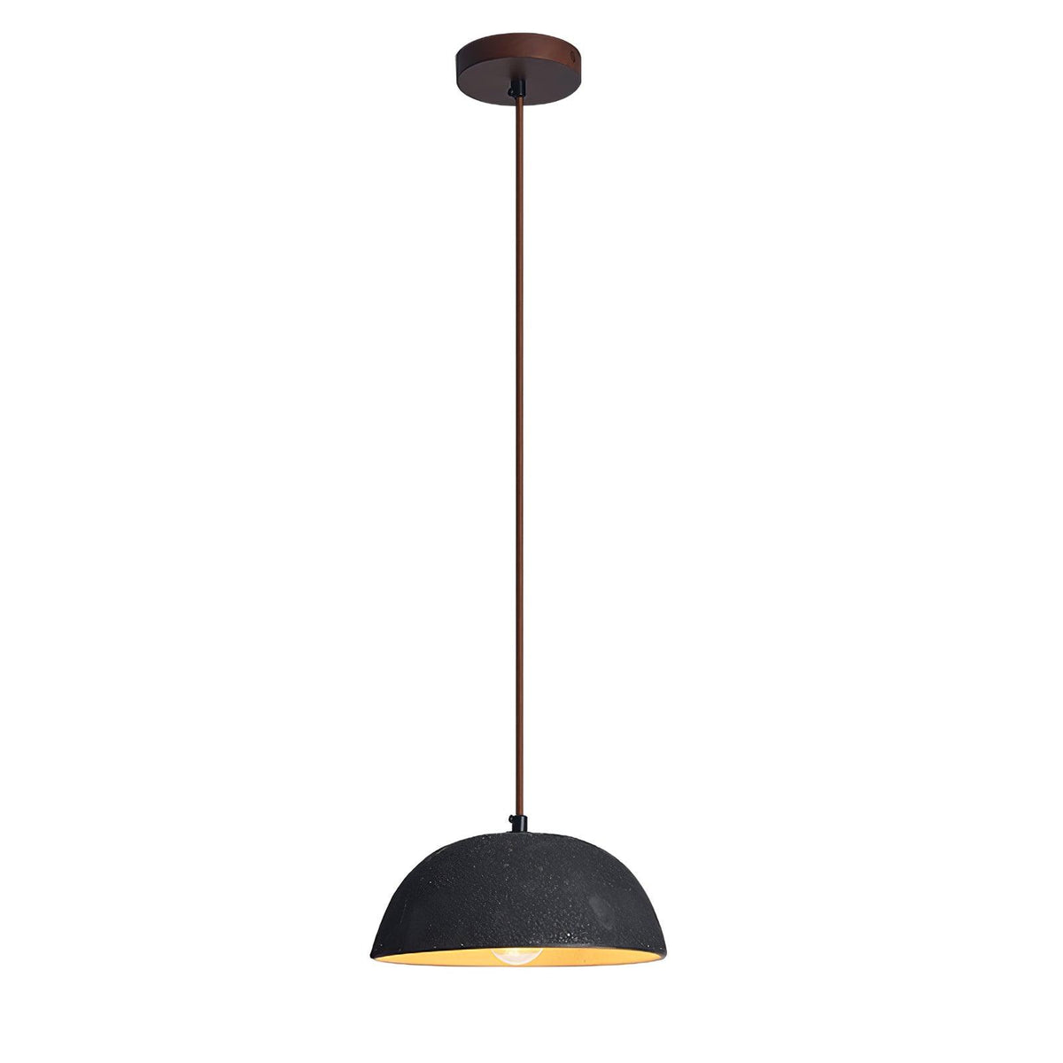 Dome Vintage Wood Pendant Lamp