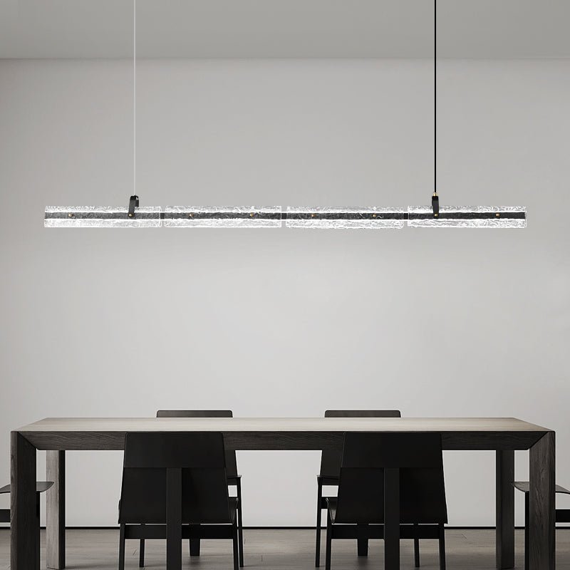 Cedorisra Luxury Ice Black Glass Pendant Lamp