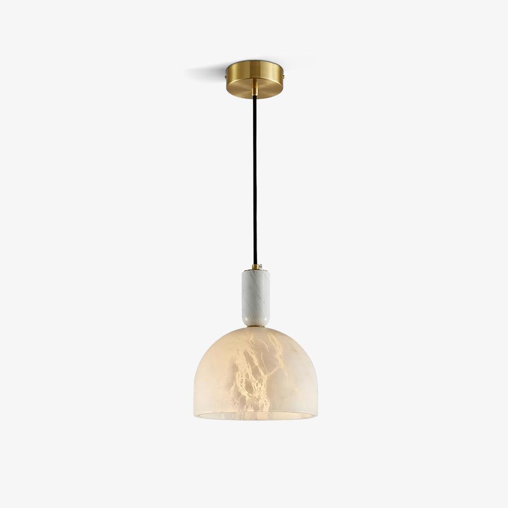 Leda Minimalist Alabaster Pendant Light