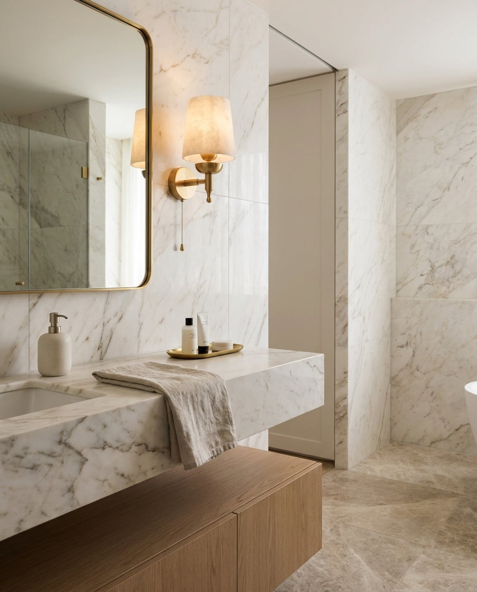 Greshford Alabaster Wall Sconce