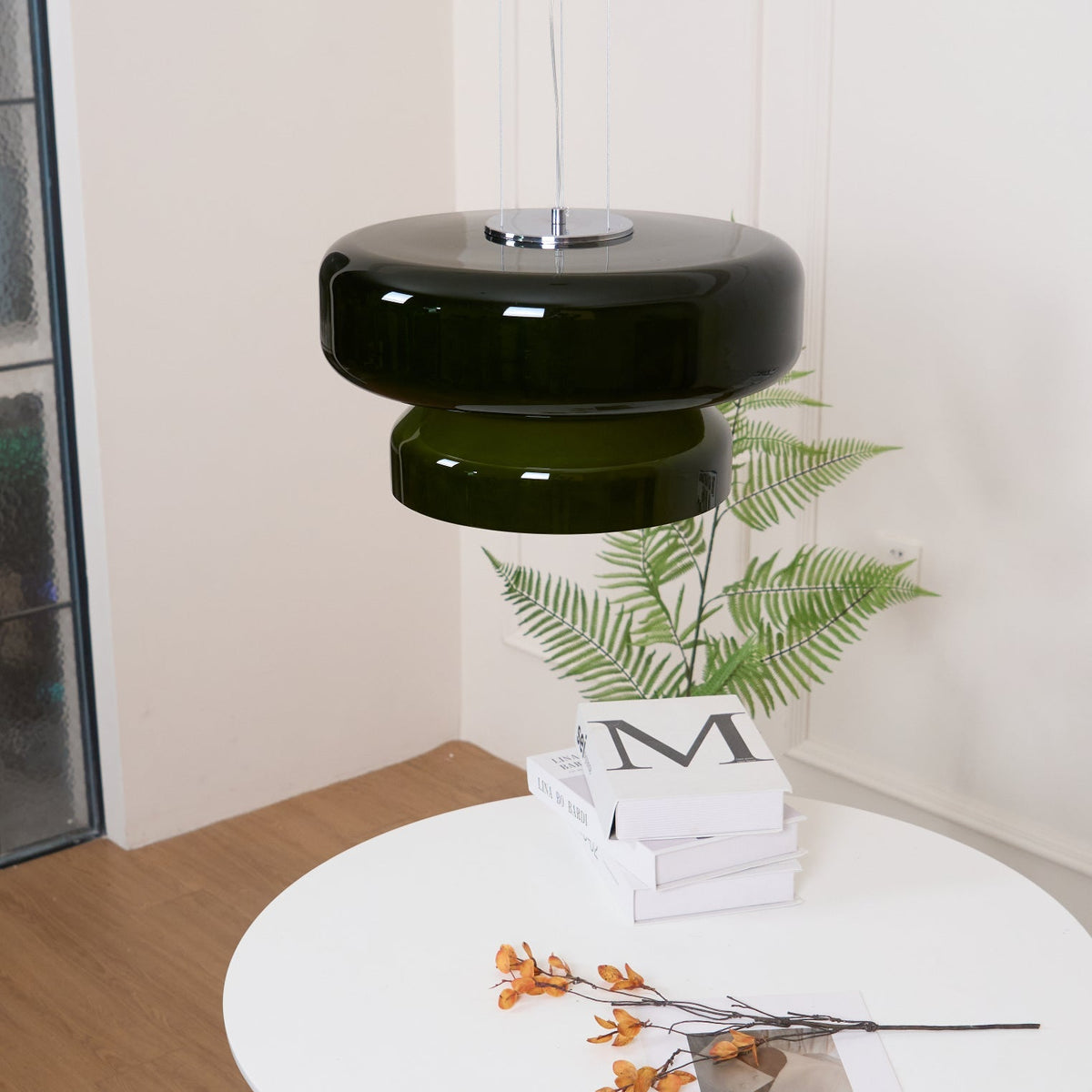 Naika Glass Linear Pendant Light