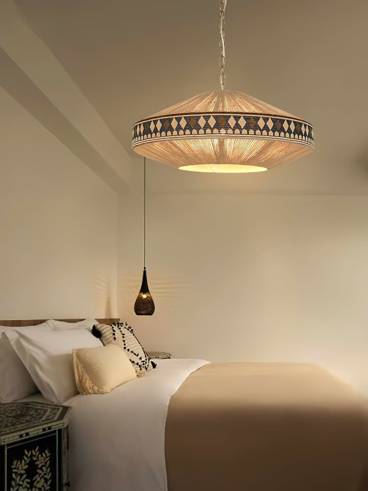 Calyce Fabric Cozy Pendant Lamp
