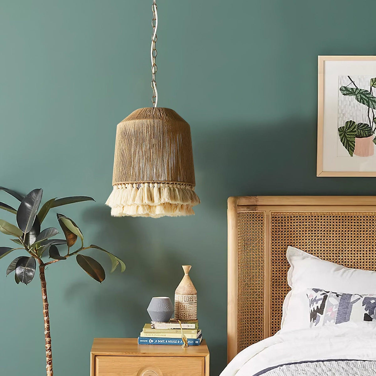 Serenenne Pendant Lamp Cotton Tassels for Living Room