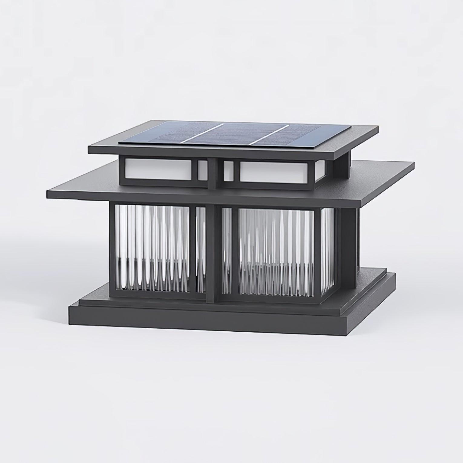 Evander Pillar Solar / Hardwire Outdoor Light
