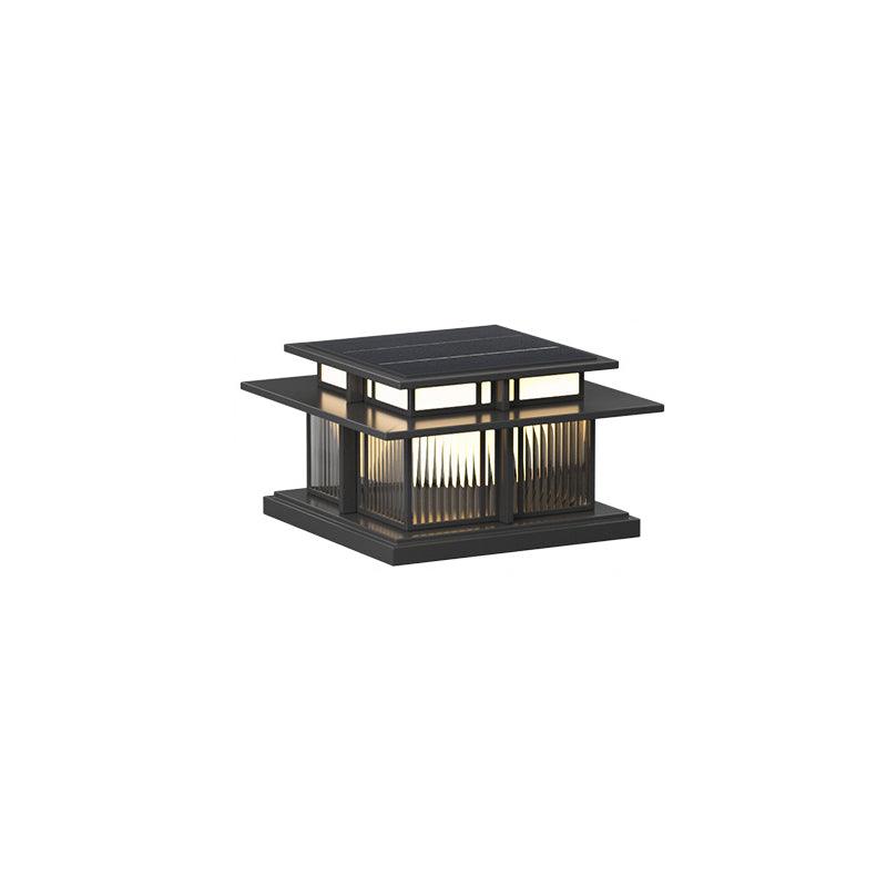Ray Pillar Solar /HardWire Outdoor Light - Lamp Outdoor