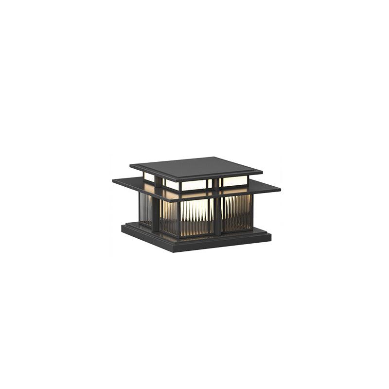 Evander Pillar Solar / Hardwire Outdoor Light