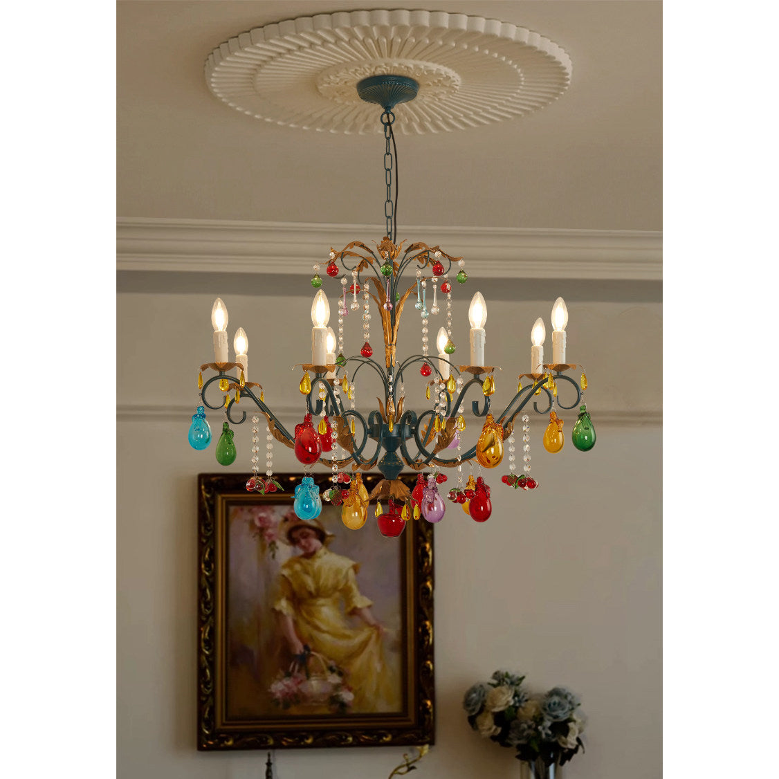 Deian Fruits Chandelier