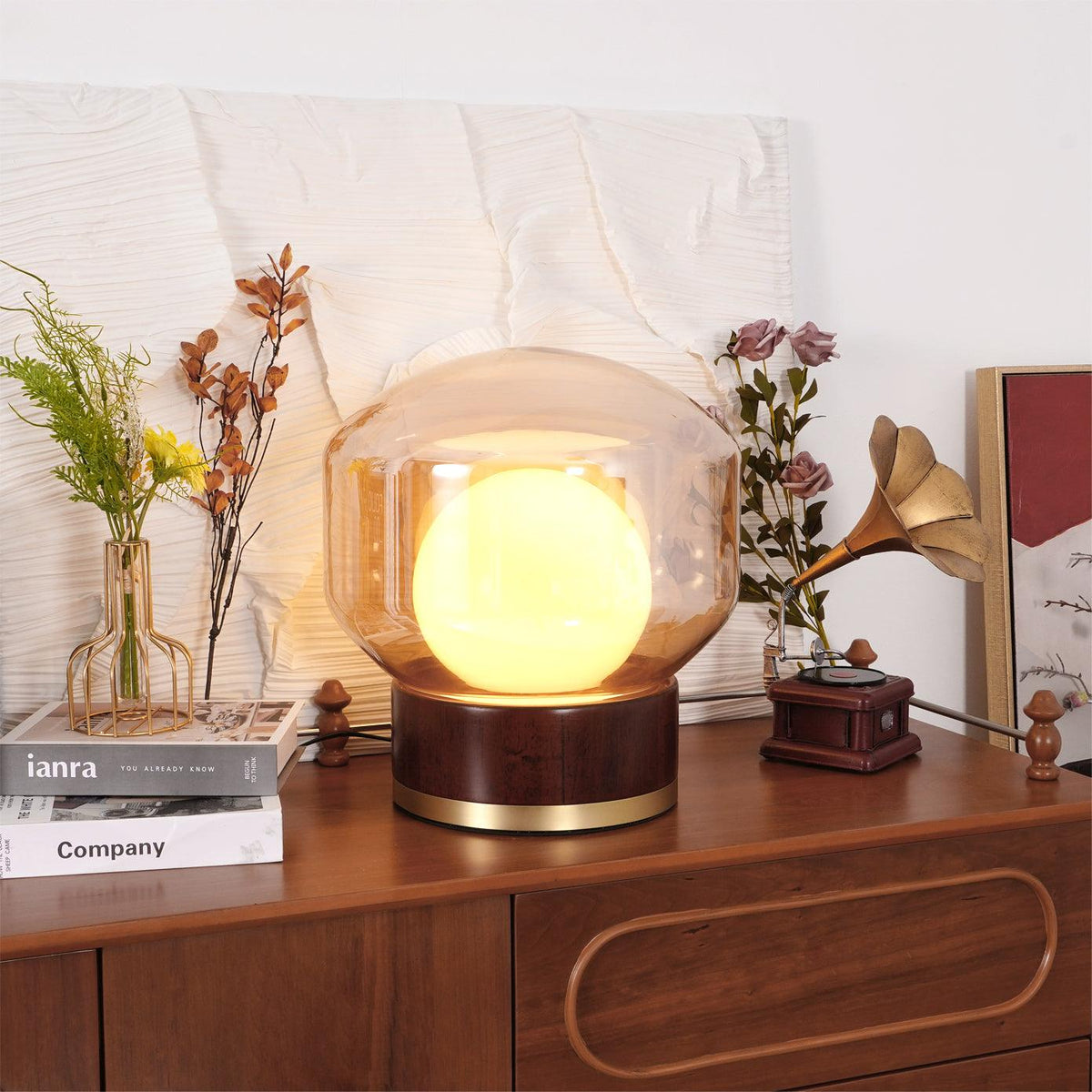 Brinox Wood Artistic Table lamp