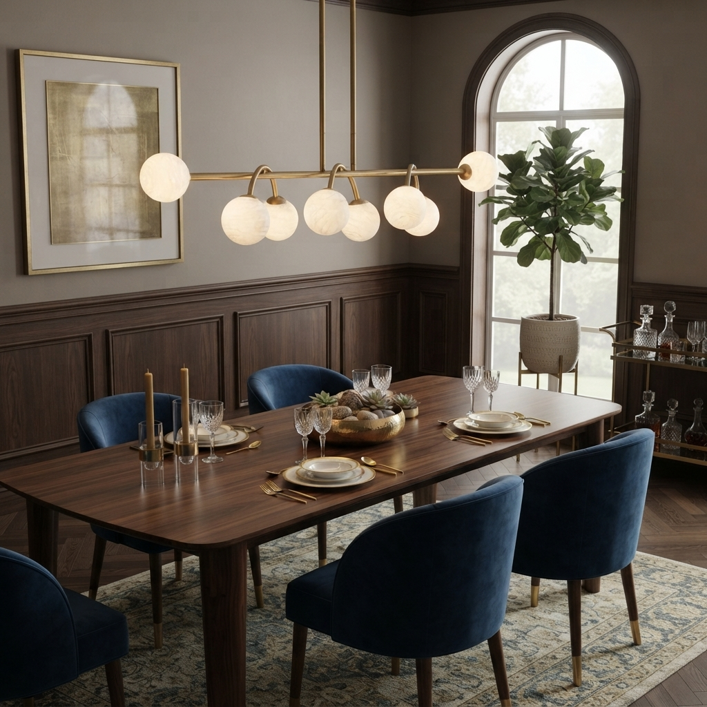 Elmsstone Alabaster Chandelier